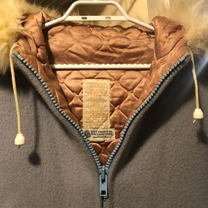 Vintage wool Hudson Bay Jacket Baby Blue